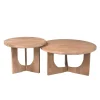 William Salontafel rond Naturel Mangohout 80cm