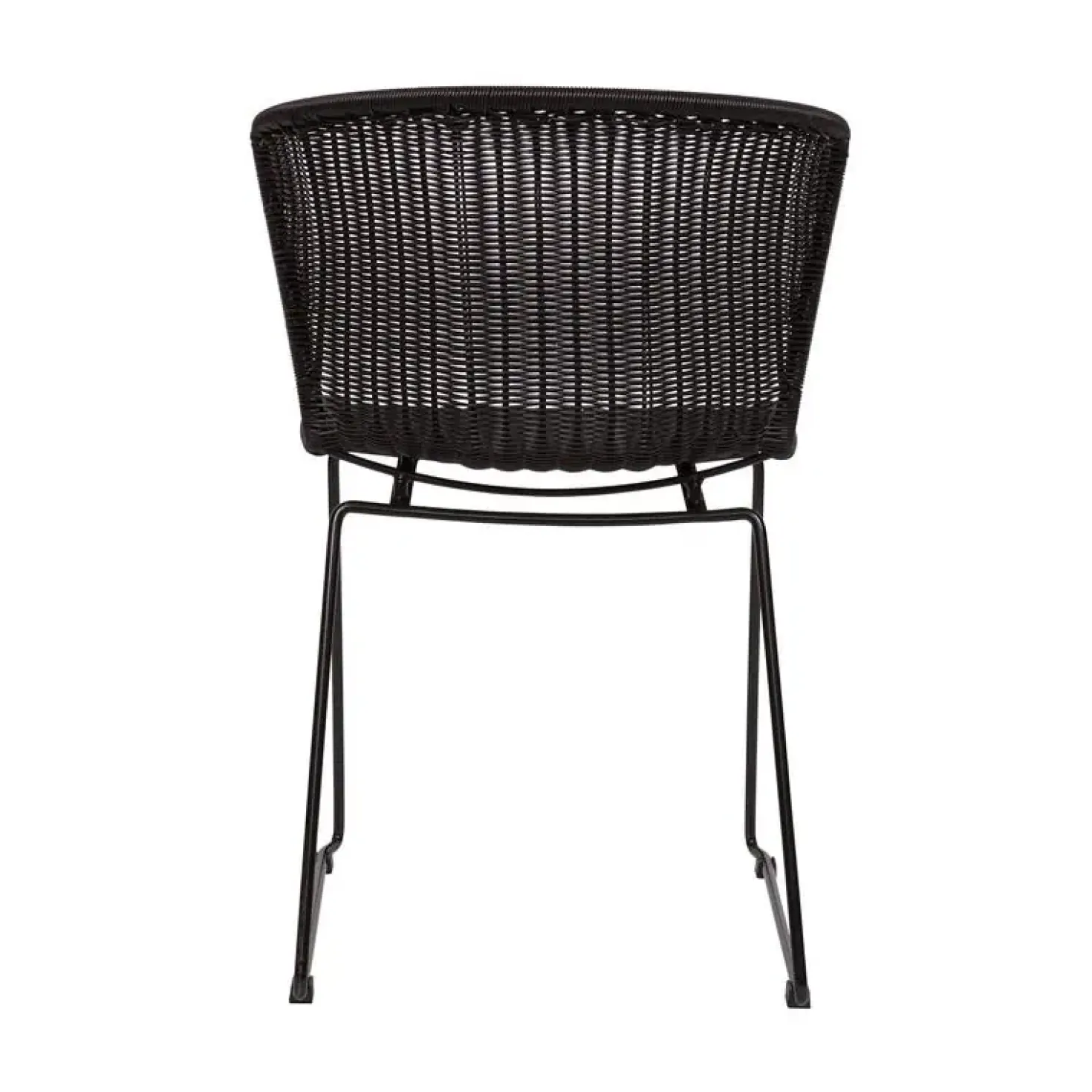 Wings Tuinstoel Zwart Set van 2