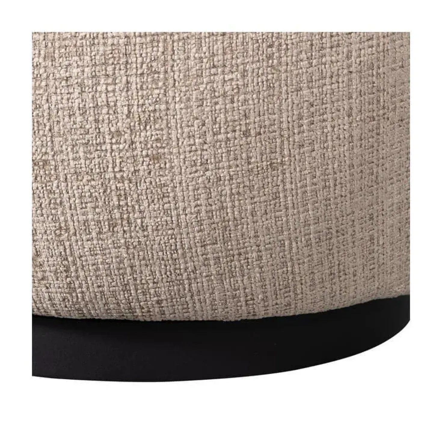 Woolly Draaifauteuil Chenille Zand
