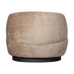 Woolly Draaifauteuil Chenille Zand
