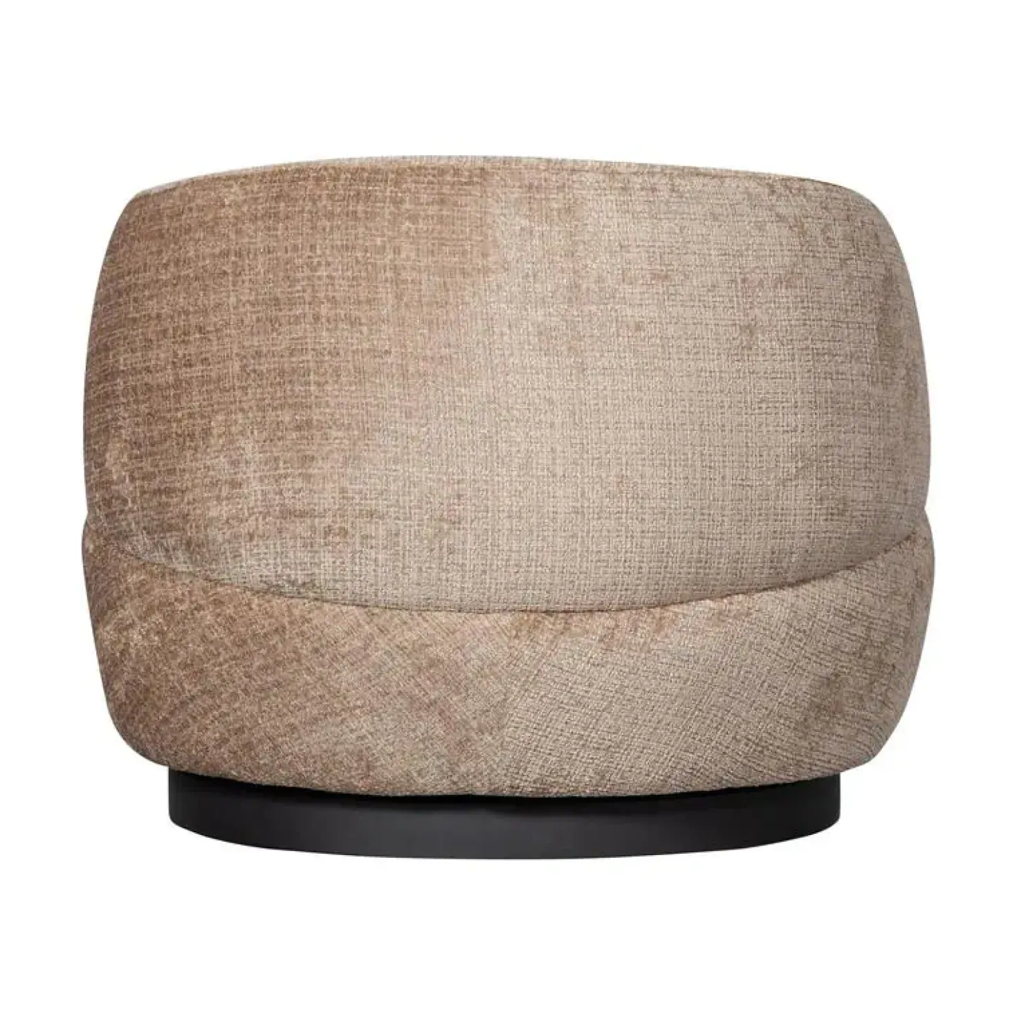 Woolly Draaifauteuil Chenille Zand
