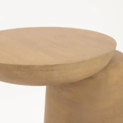 Woomble Bijzettafel mangohout Naturel 40cm