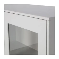 Xam Vitrinekast Grenen Wolkengrijs 100cm