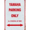 Yahama Parking only - metalen bord