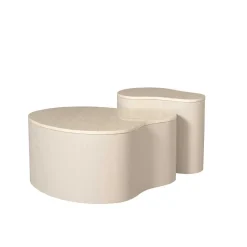 Yuko Salontafel marmer Zand 77cm