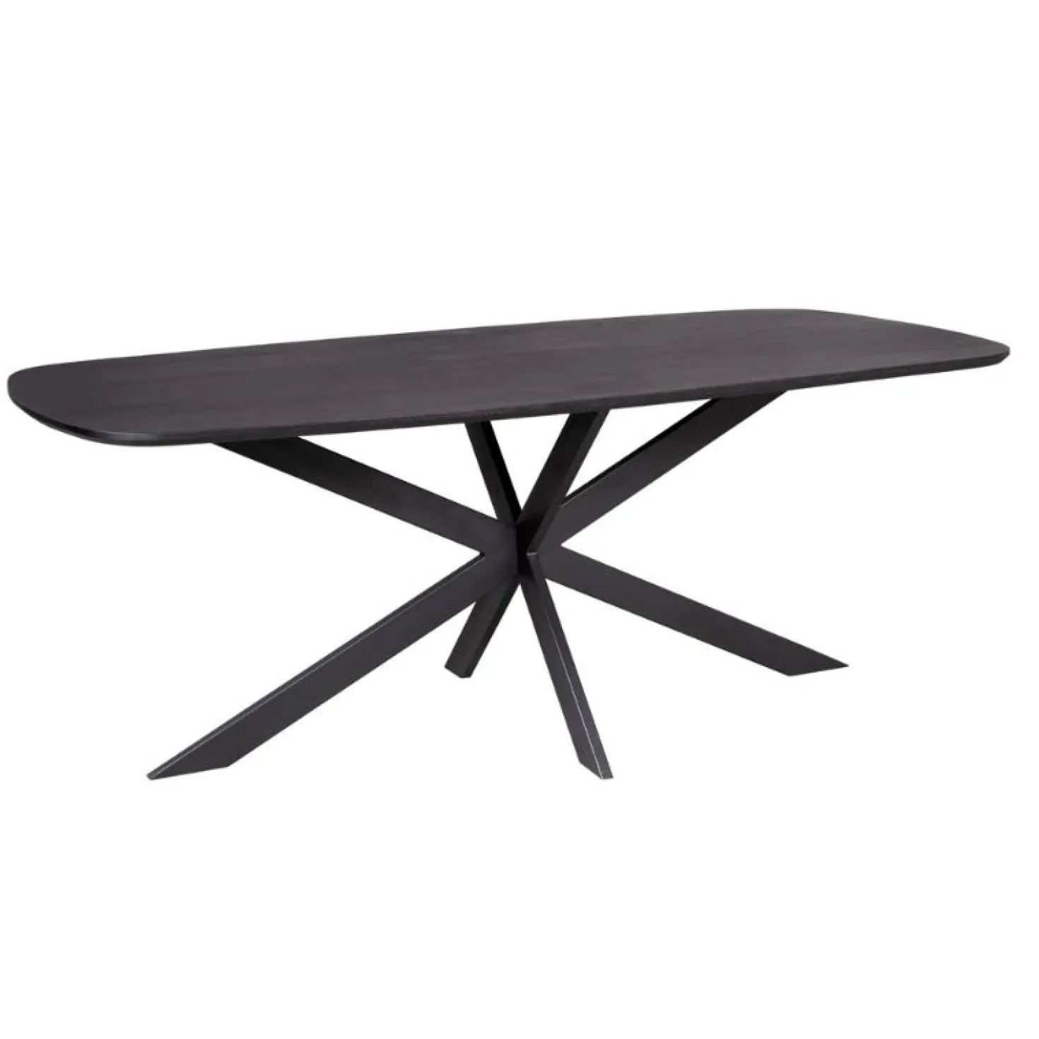 Yuna Eettafel Deens ovaal zwart 240 cm