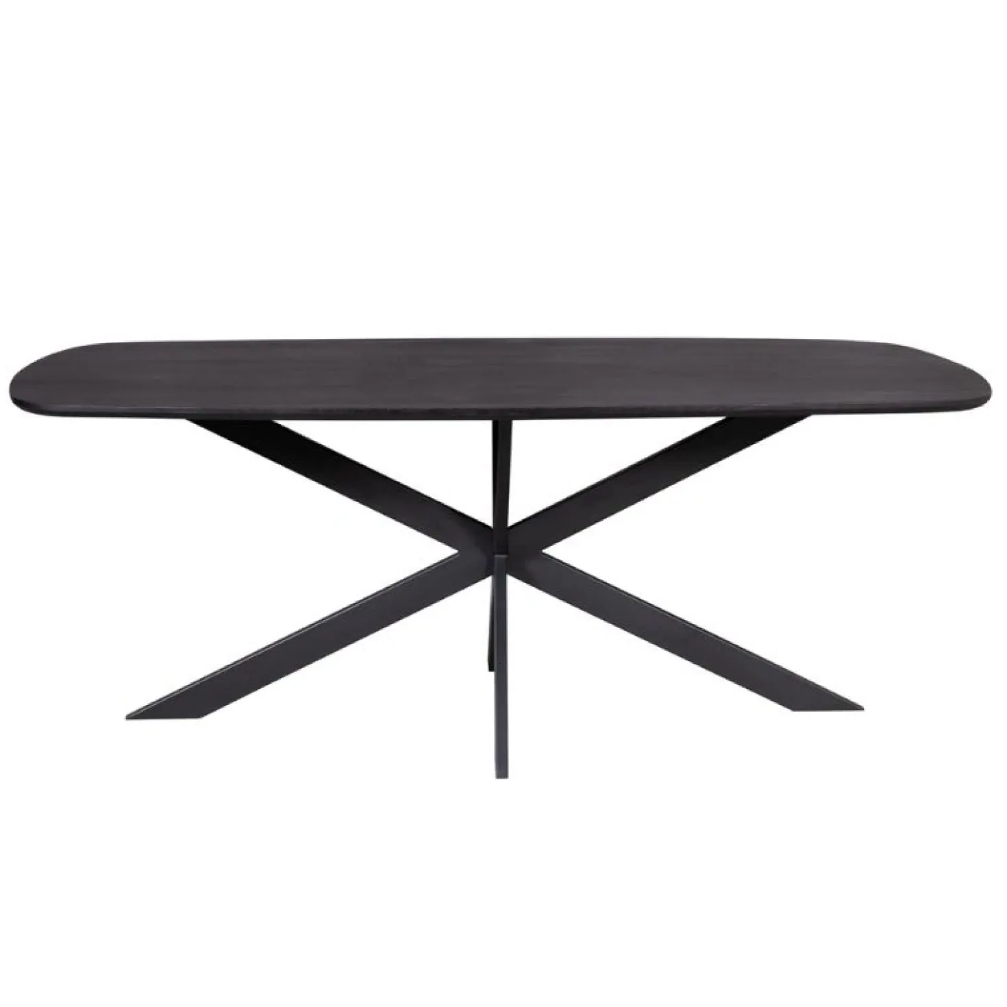 Yuna Eettafel Deens ovaal zwart 240 cm