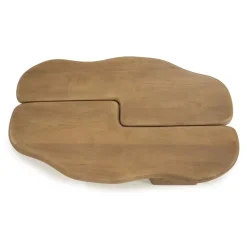 Yuo Salontafel mangohout Naturel 100cm