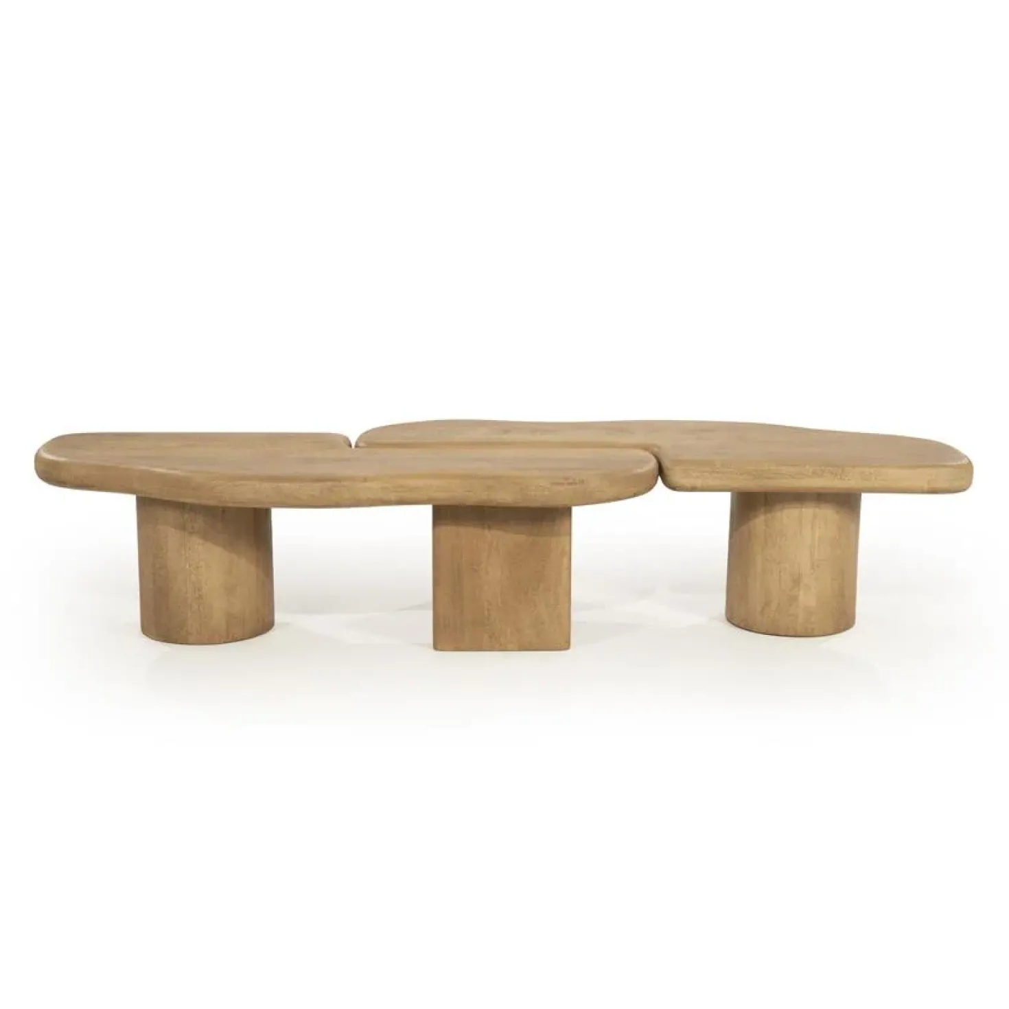 Yuo Salontafel mangohout Naturel 100cm