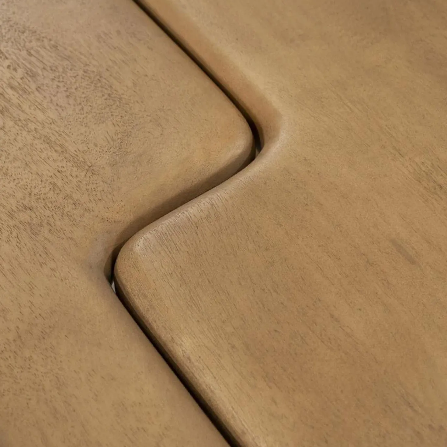 Yuo Salontafel mangohout Naturel 100cm