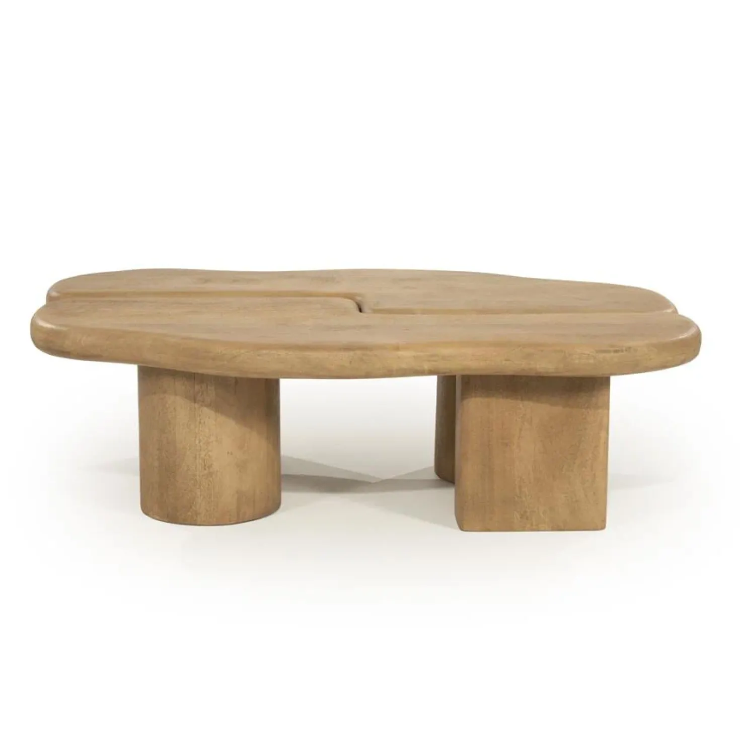 Yuo Salontafel mangohout Naturel 100cm