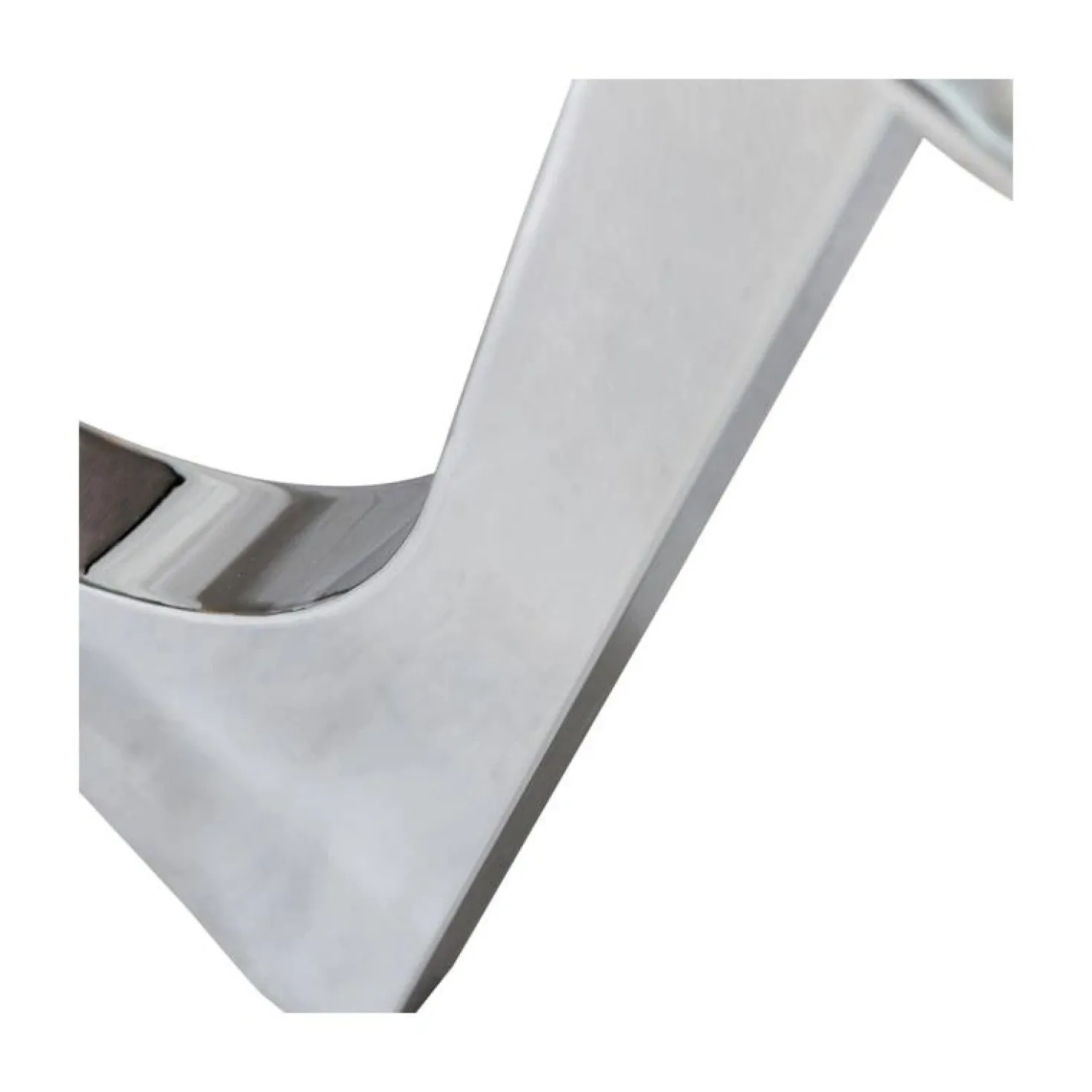 Zaandam Design Poot Metaal Chroom 1 stuk