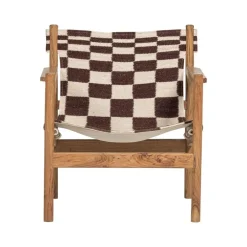 Zano Fauteuil Hout met patroon