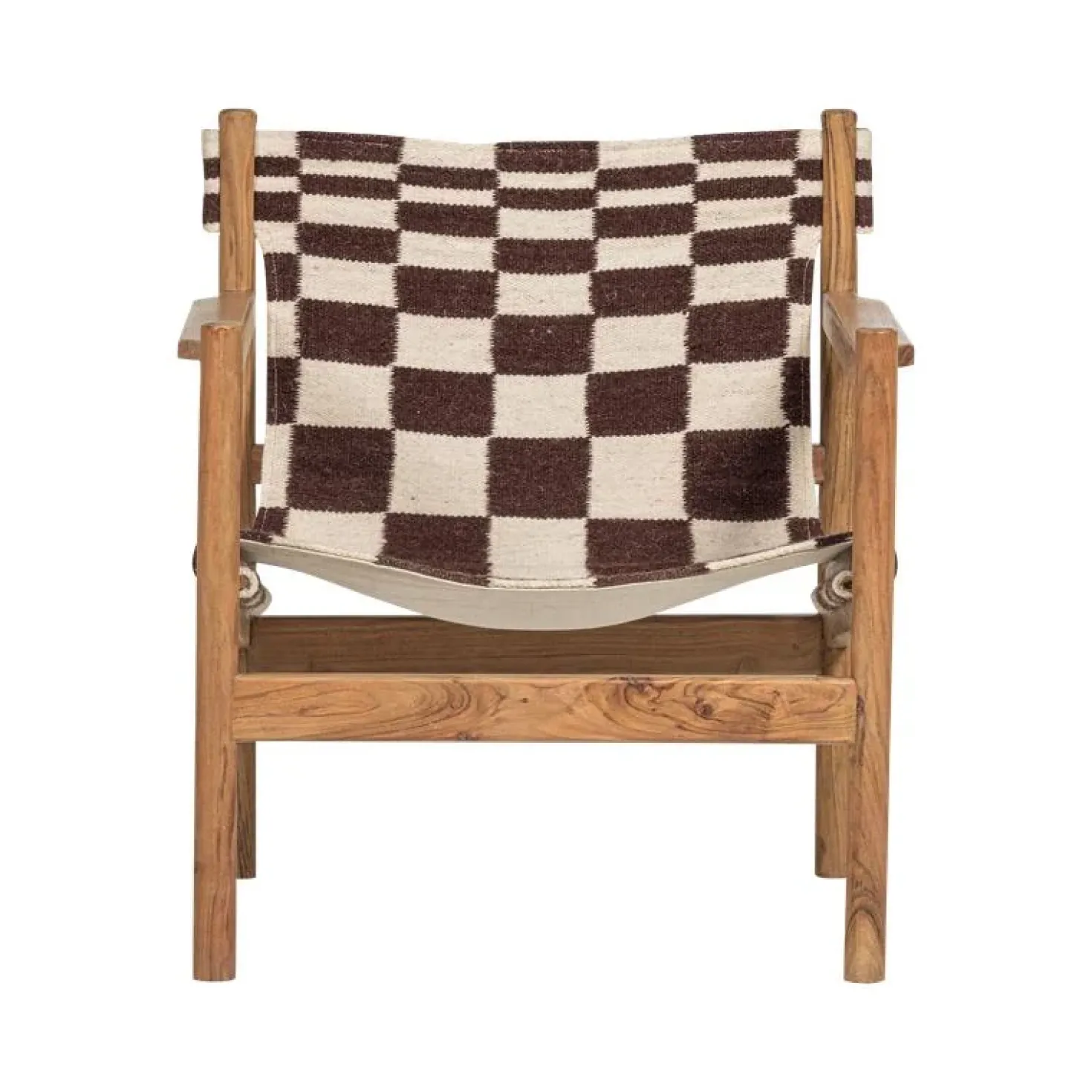 Zano Fauteuil Hout met patroon