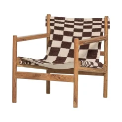 Zano Fauteuil Hout met patroon