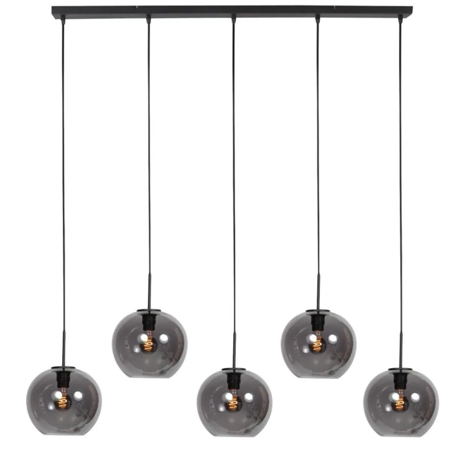 Zavi 5-lichts Hanglamp Smoke Bol