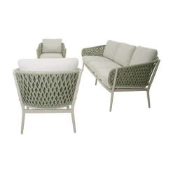 Zaya Loungeset groen/beige