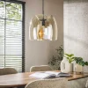 Zeldana 1-lichts Hanglamp Amber glas