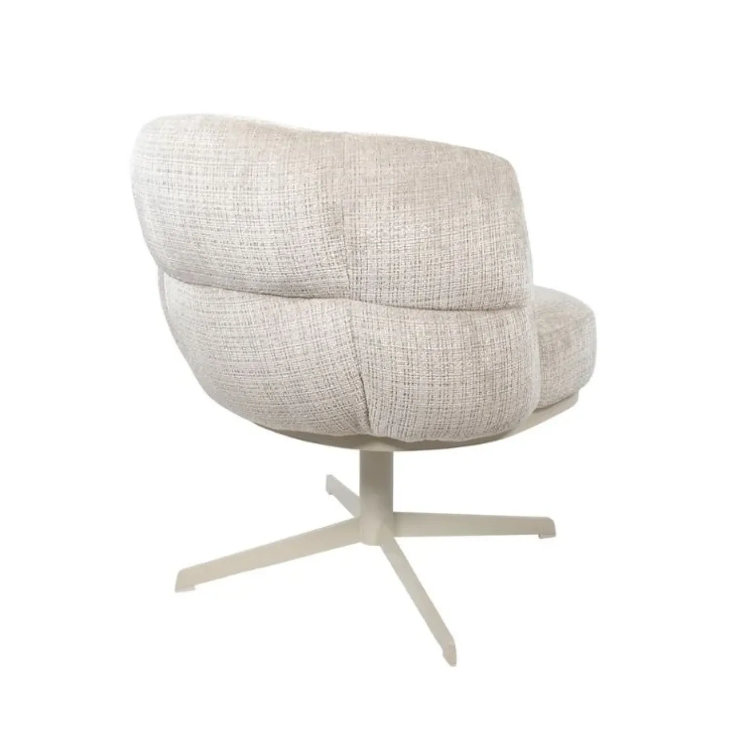 Zion eetkamerfauteuil draaipoot Taupe