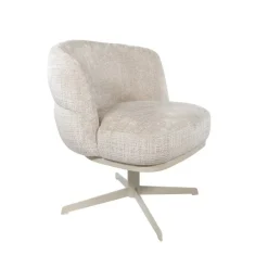 Zion eetkamerfauteuil draaipoot Taupe