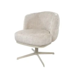 Zion eetkamerfauteuil draaipoot Taupe