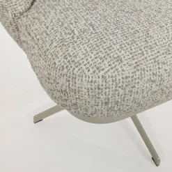 Zion eetkamerfauteuil draaipoot Creme