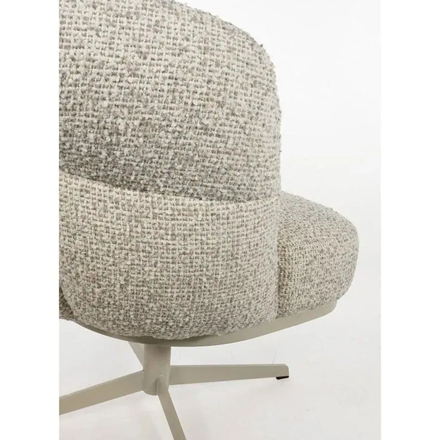 Zion eetkamerfauteuil draaipoot Creme