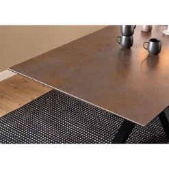 Zuvio Eettafel Bruin Keramiek 200cm