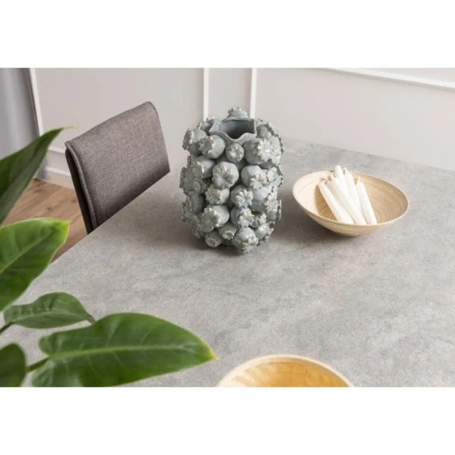 Zuvio Eettafel Grijs Keramiek 200cm