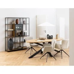 Zuvio Eettafel ovaal Naturel 220cm