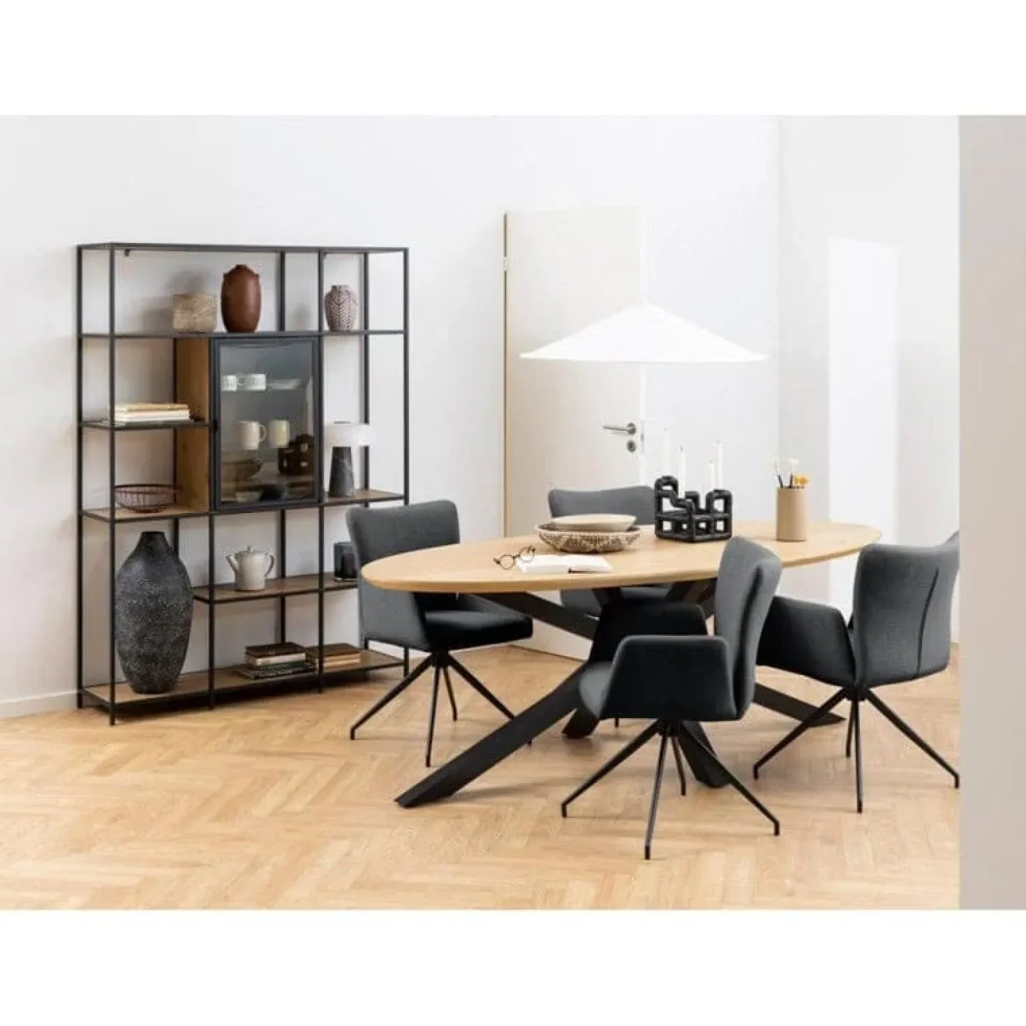 Zuvio Eettafel ovaal Naturel 220cm