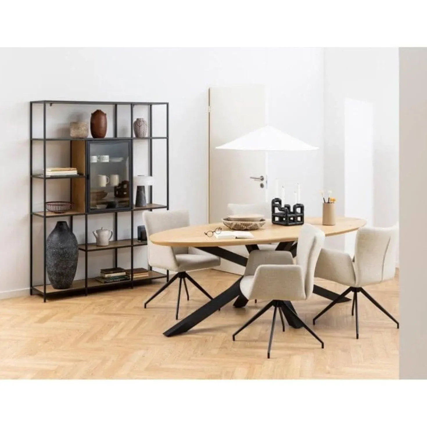 Zuvio Eettafel ovaal Naturel 220cm