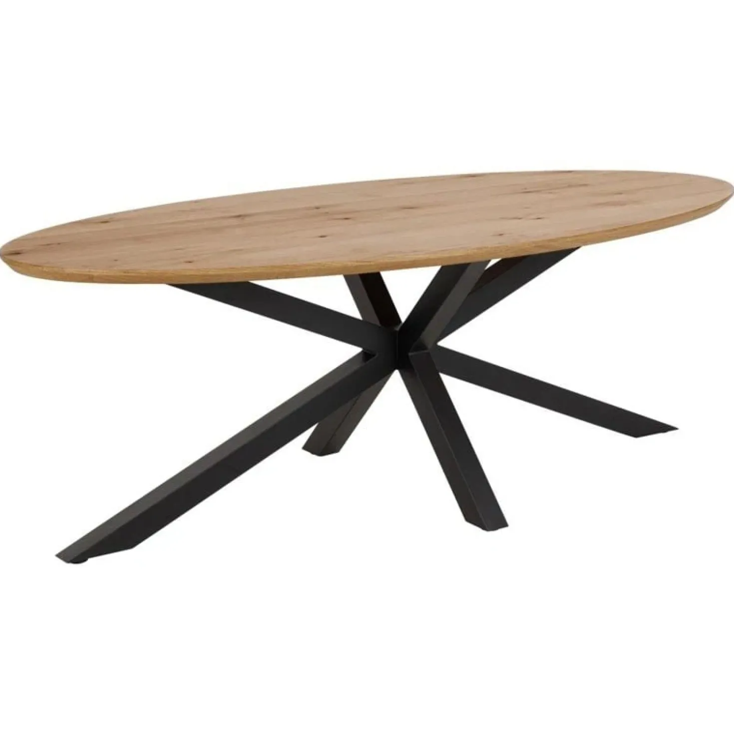 Zuvio Eettafel ovaal Naturel 220cm