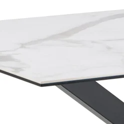 Zuvio Eettafel Wit Keramiek 135cm