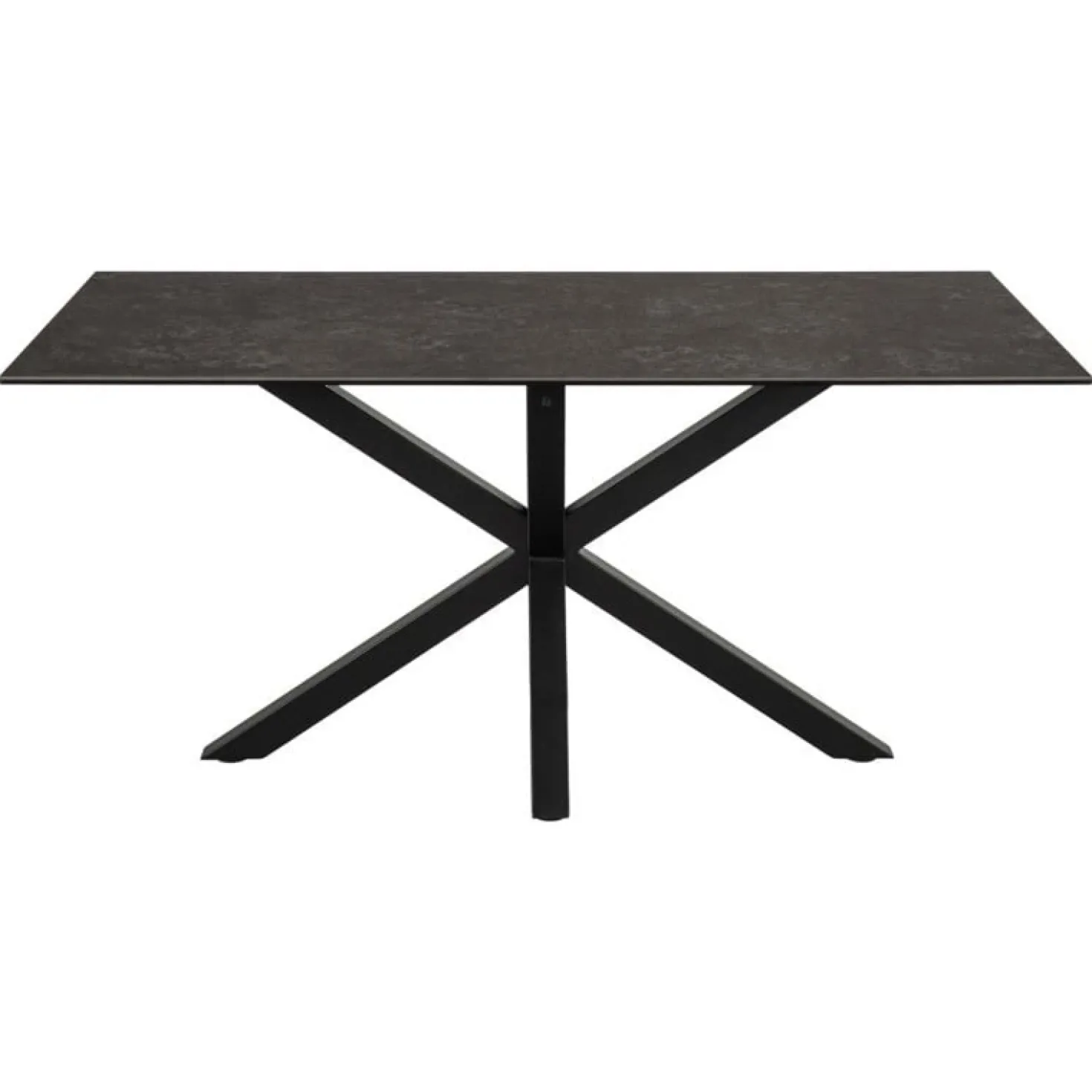 Zuvio Eettafel Zwart Keramiek 160cm