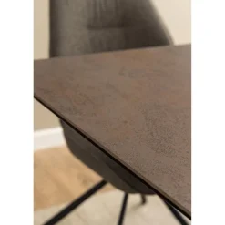 Zuvio Uitschuifbare Eettafel Bruin Keramiek 240cm