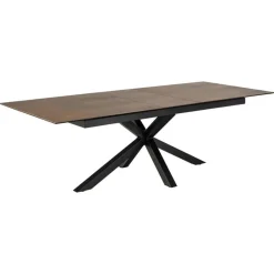 Zuvio Uitschuifbare Eettafel Bruin Keramiek 240cm