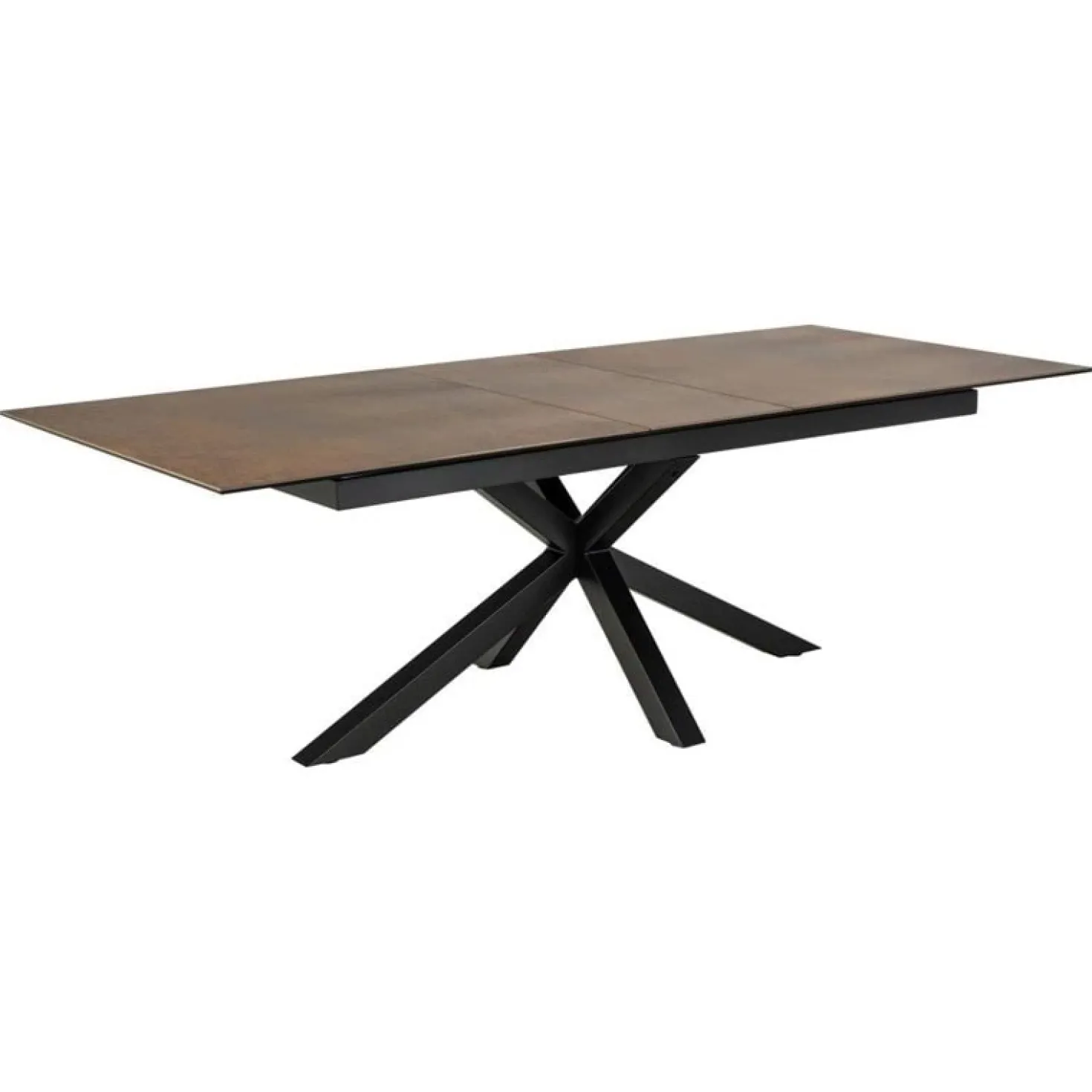 Zuvio Uitschuifbare Eettafel Bruin Keramiek 240cm