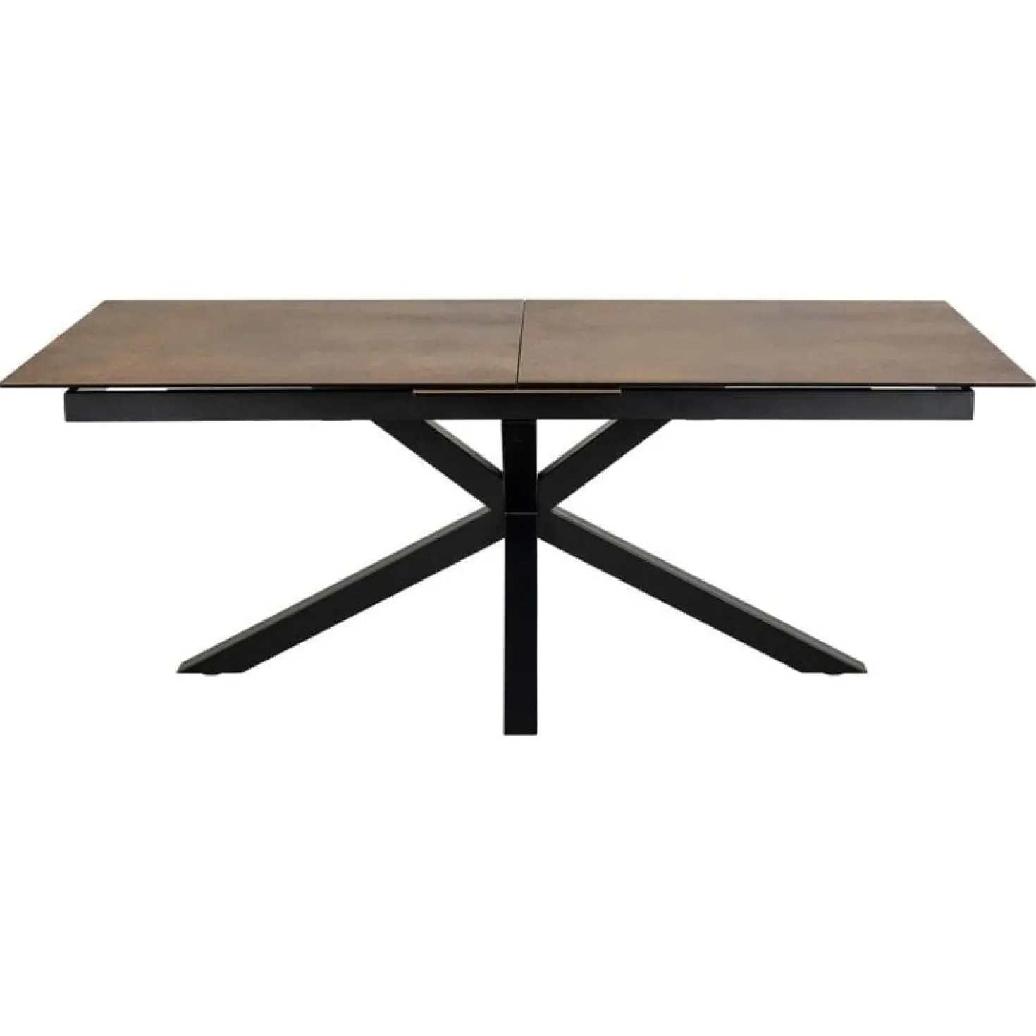 Zuvio Uitschuifbare Eettafel Bruin Keramiek 240cm