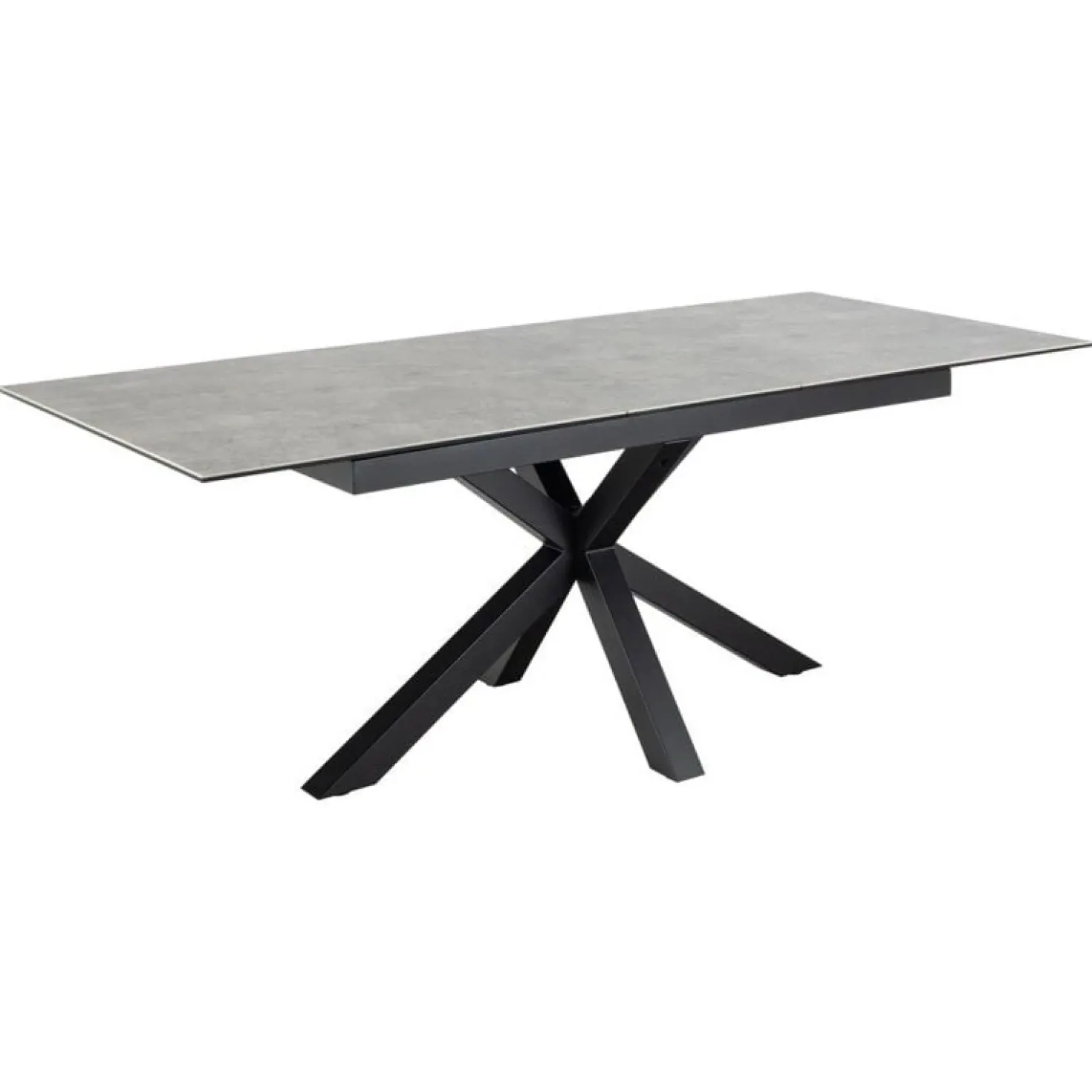 Zuvio Uitschuifbare Eettafel Grijs Keramiek 210cm