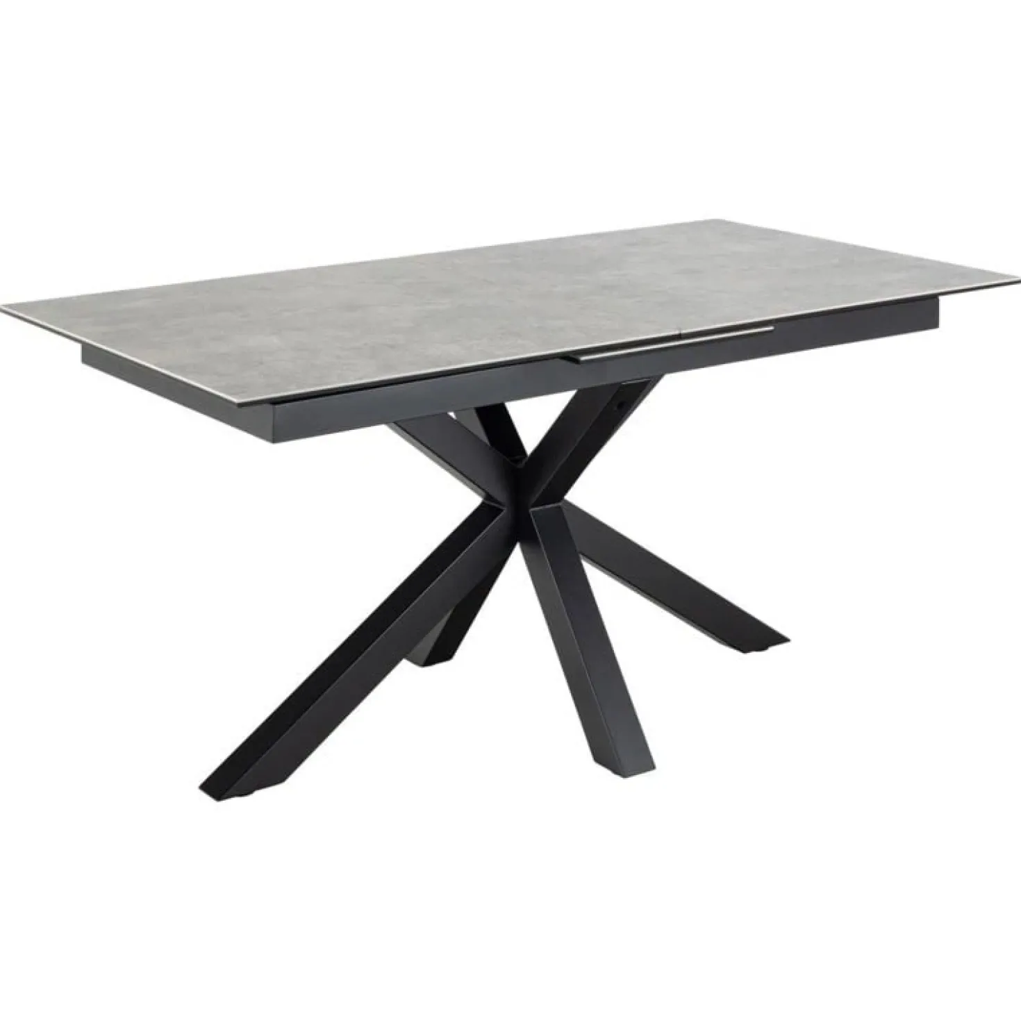 Zuvio Uitschuifbare Eettafel Grijs Keramiek 210cm