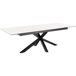 Zuvio Uitschuifbare Eettafel Wit Keramiek 240cm