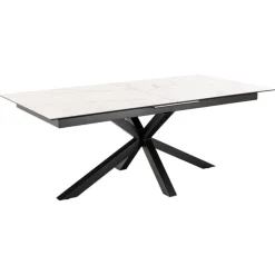 Zuvio Uitschuifbare Eettafel Wit Keramiek 240cm
