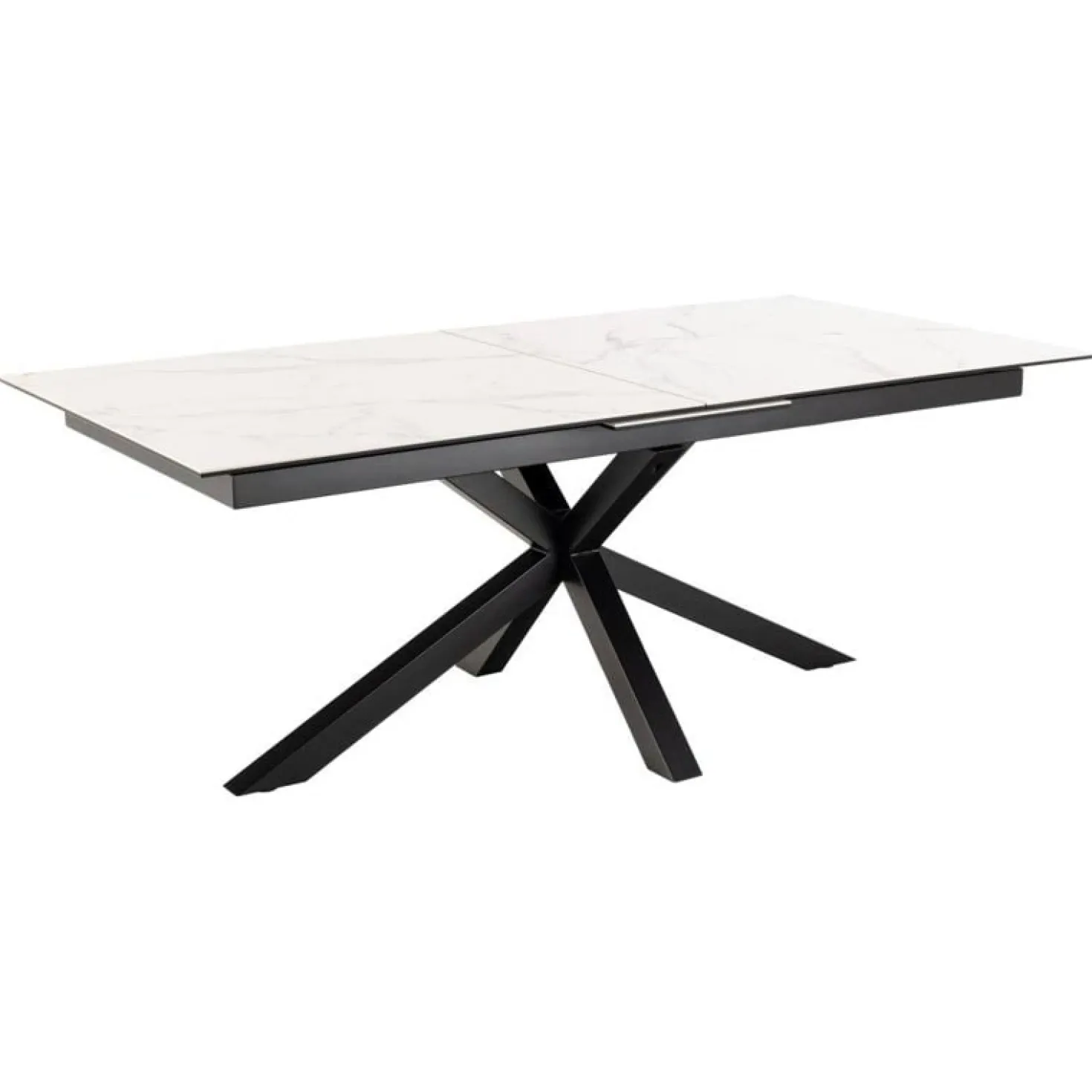 Zuvio Uitschuifbare Eettafel Wit Keramiek 240cm