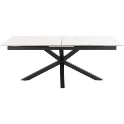 Zuvio Uitschuifbare Eettafel Wit Keramiek 240cm