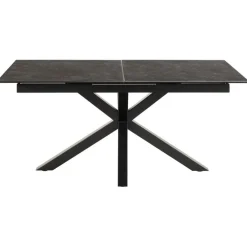 Zuvio Uitschuifbare Eettafel Zwart Keramiek 210cm