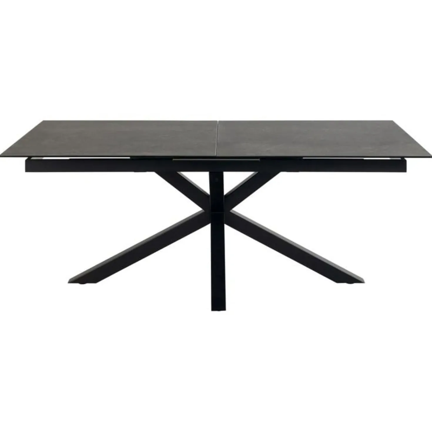 Zuvio Uitschuifbare Eettafel Zwart Keramiek 240cm