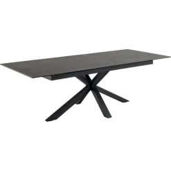 Zuvio Uitschuifbare Eettafel Zwart Keramiek 240cm