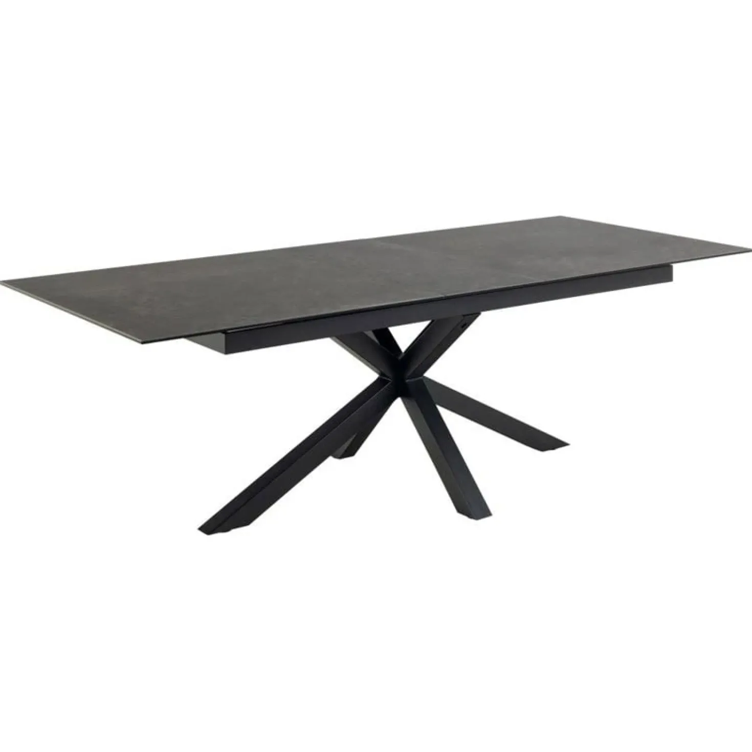 Zuvio Uitschuifbare Eettafel Zwart Keramiek 240cm