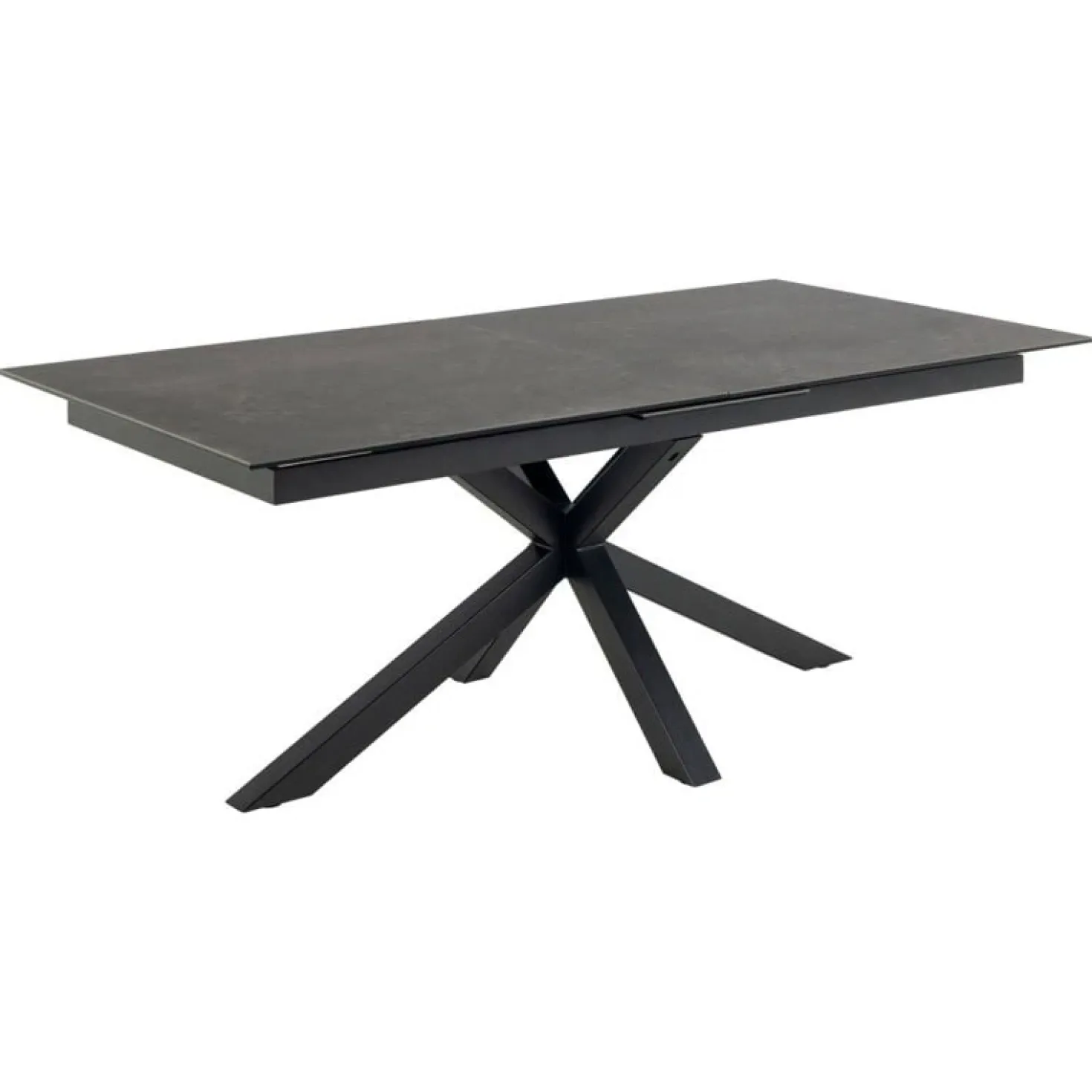 Zuvio Uitschuifbare Eettafel Zwart Keramiek 240cm